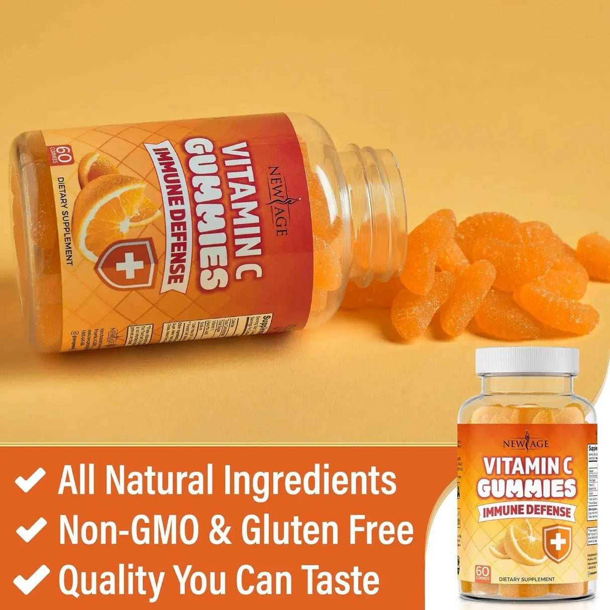 NEW AGE - NEW AGE Vitamin C Gummies 60 Gomitas 2 Pack - The Red Vitamin MX - Suplementos Alimenticios - {{ shop.shopifyCountryName }}