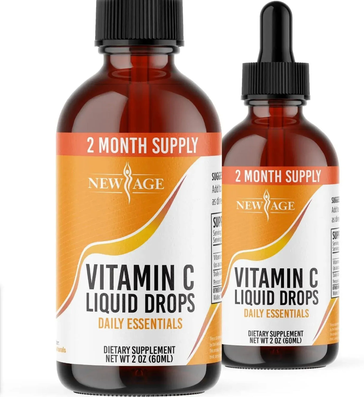 NEW AGE - NEW AGE Vitamin C Orange Liquid Drops 60Ml. 2 Pack - The Red Vitamin MX - Suplementos Alimenticios - {{ shop.shopifyCountryName }}