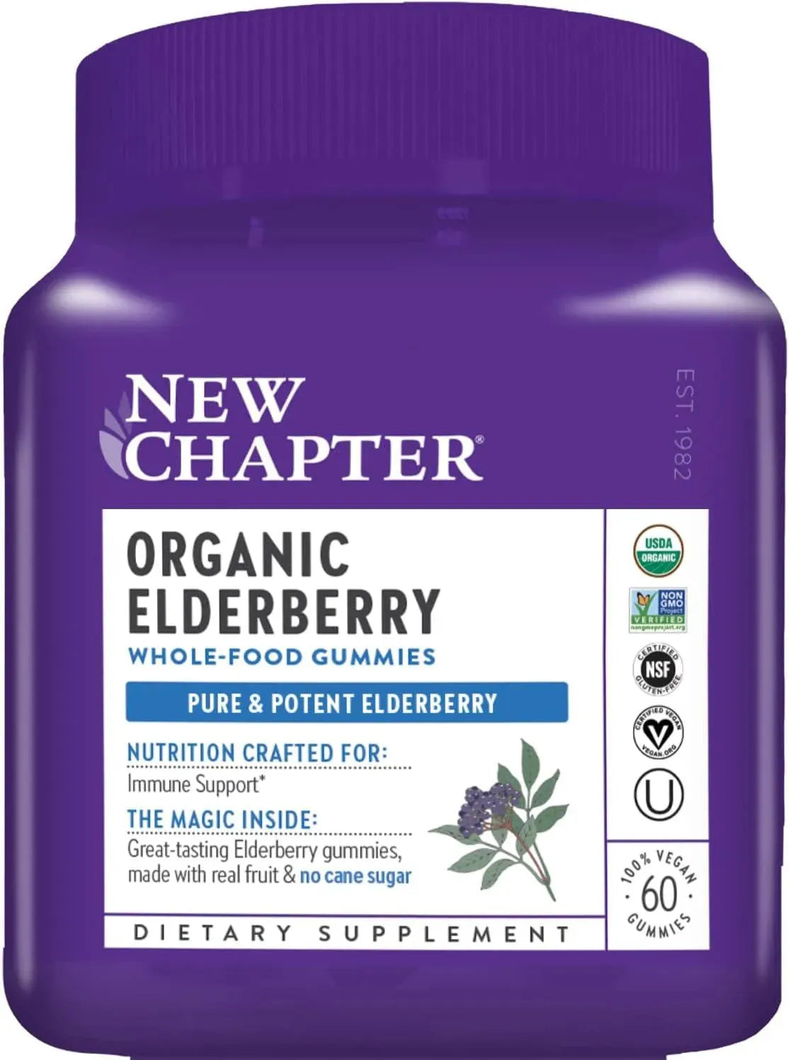 NEW CHAPTER - New Chapter Elderberry Gummies 60 Gomitas - The Red Vitamin MX - Suplementos Alimenticios - {{ shop.shopifyCountryName }}