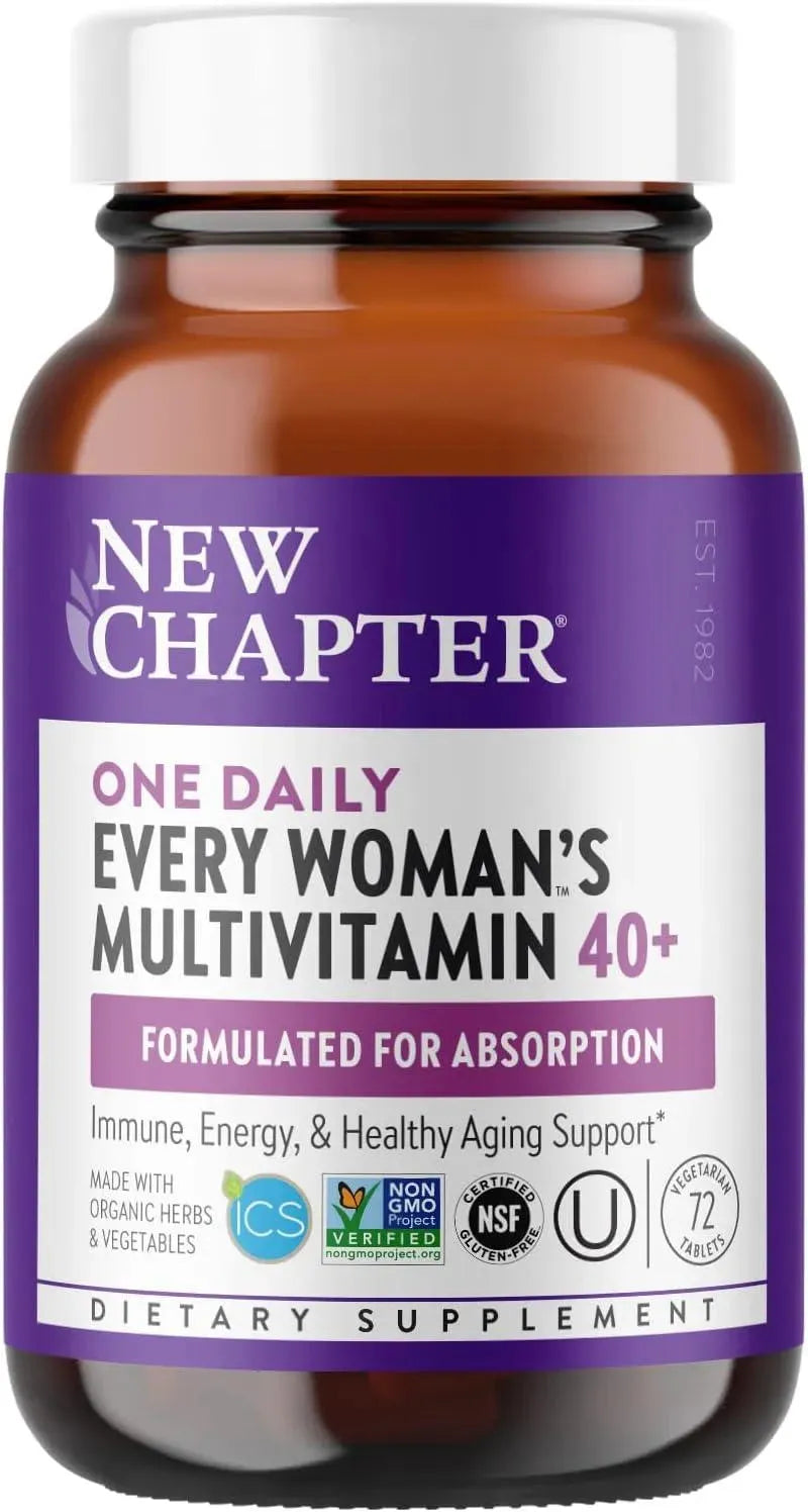 NEW CHAPTER - New Chapter Every Woman's One Daily 40+ 72 Tabletas - The Red Vitamin MX - Suplementos Alimenticios - {{ shop.shopifyCountryName }}