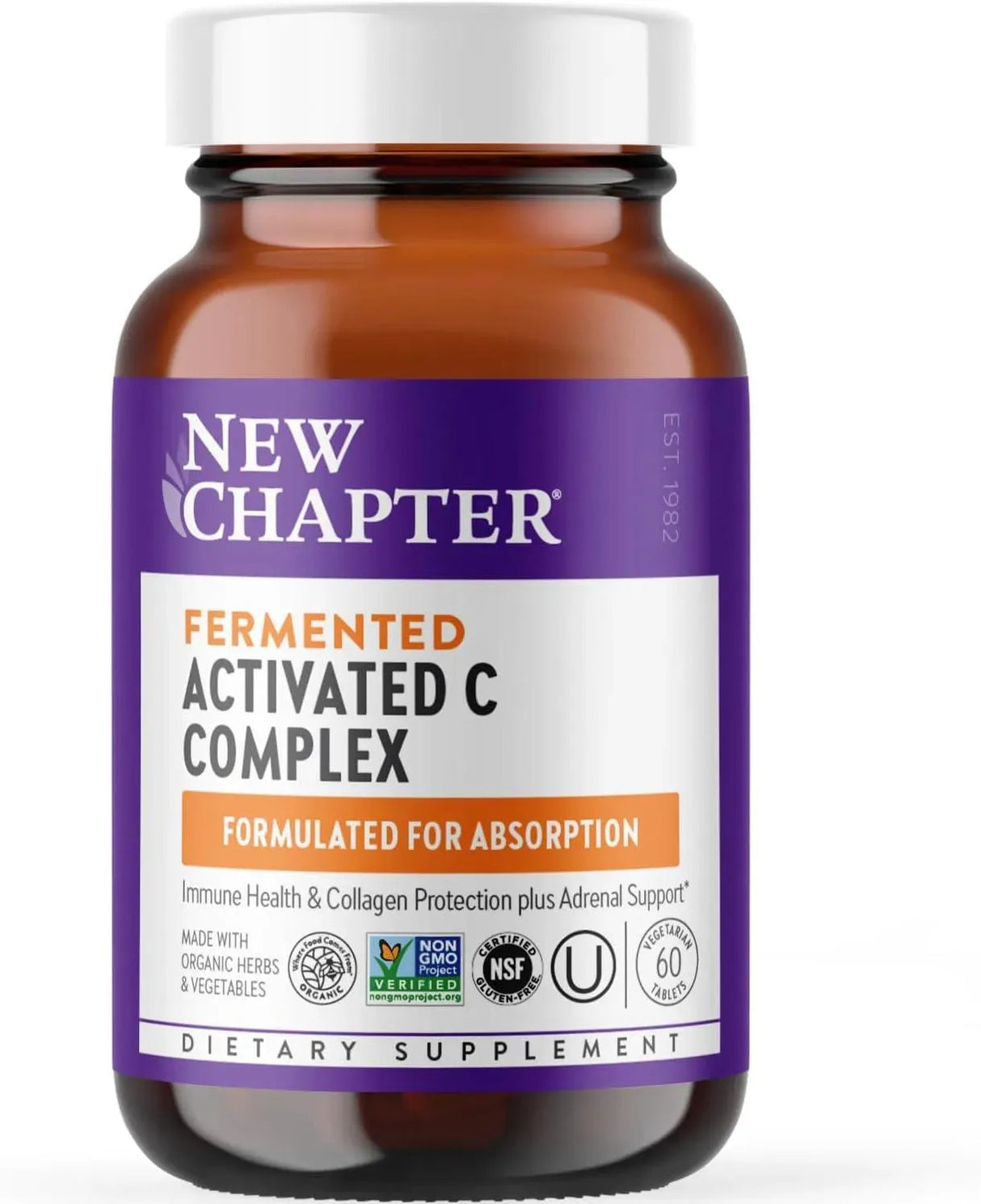 NEW CHAPTER - New Chapter Fermented Activated C Complex 60 Tabletas - The Red Vitamin MX - Suplementos Alimenticios - {{ shop.shopifyCountryName }}