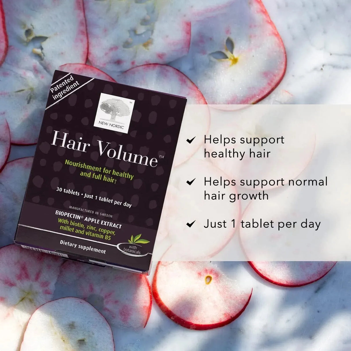 NEW NORDIC - NEW NORDIC Hair Volume Tablets 30 Tabletas - The Red Vitamin MX - Suplementos Alimenticios - {{ shop.shopifyCountryName }}