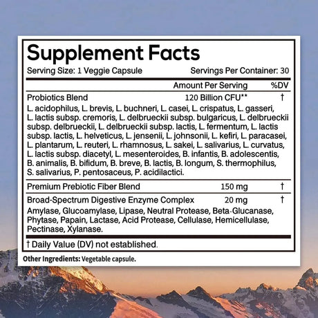 NEWRHYTHM - NewRhythm Probiotics 120 Billion CFU 36 Strains 30 Capsulas - The Red Vitamin MX - Suplementos Alimenticios - {{ shop.shopifyCountryName }}