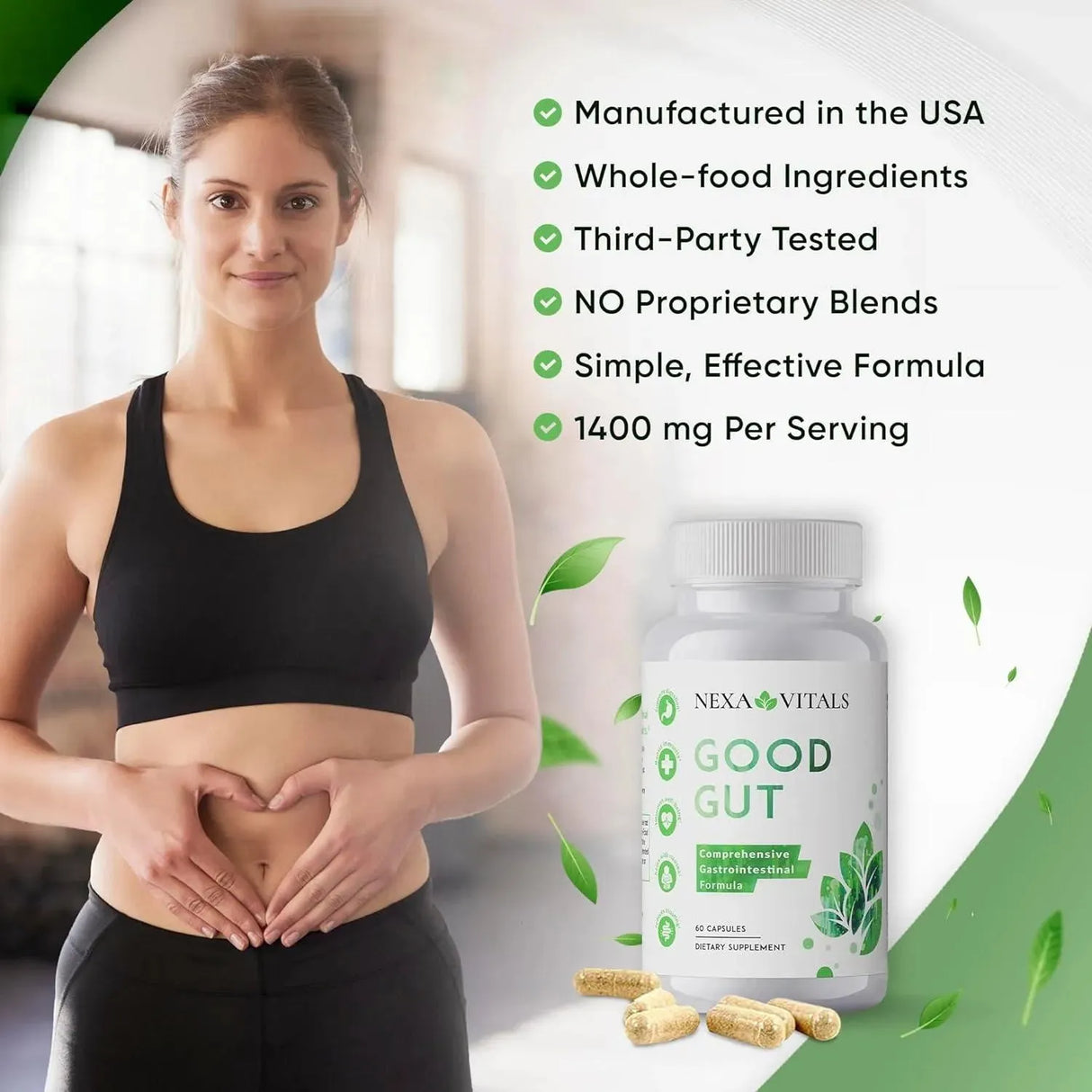 NEXA VITALS - Nexa Vitals Good Gut 60 Capsulas - The Red Vitamin MX - Suplementos Alimenticios - {{ shop.shopifyCountryName }}