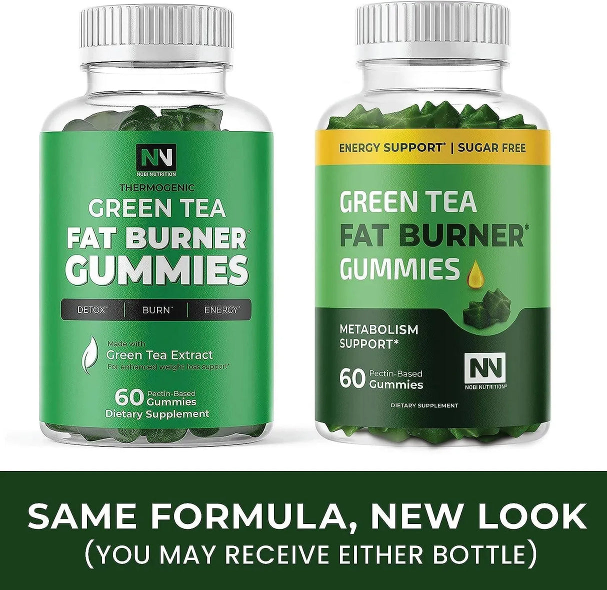 NOBI NUTRITION - Nobi Nutrition Green Tea Fat Burner Gummies 60 Gomitas - The Red Vitamin MX - Suplementos Alimenticios - {{ shop.shopifyCountryName }}