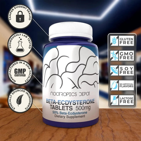 NOOTROPICS DEPOT - Nootropics Depot Beta Ecdysterone 500Mg. 30 Capsulas - The Red Vitamin MX - Suplementos Alimenticios - {{ shop.shopifyCountryName }}