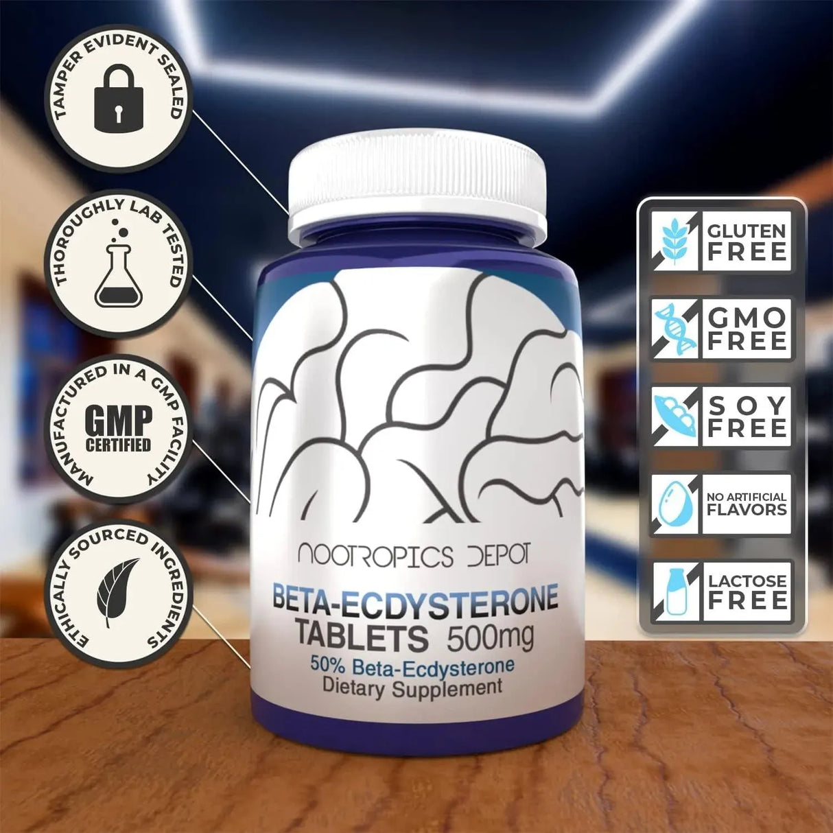 NOOTROPICS DEPOT - Nootropics Depot Beta Ecdysterone 500Mg. 30 Capsulas - The Red Vitamin MX - Suplementos Alimenticios - {{ shop.shopifyCountryName }}