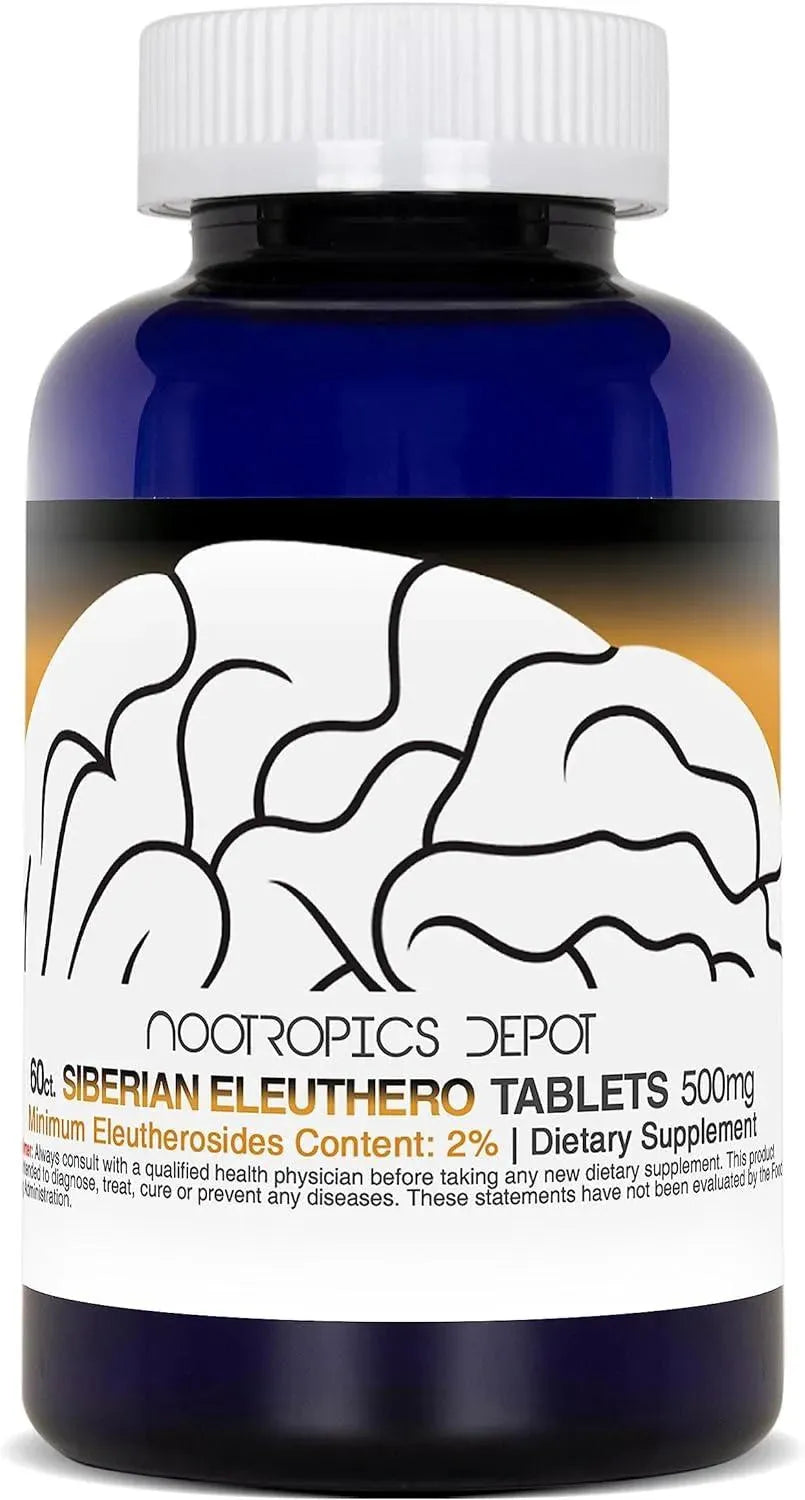 NOOTROPICS DEPOT - Nootropics Depot Siberian Eleuthero 500Mg. 60 Tabletas - The Red Vitamin MX - Suplementos Alimenticios - {{ shop.shopifyCountryName }}
