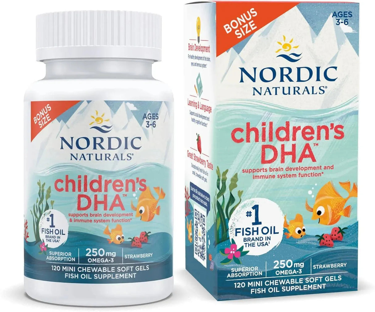 NORDIC NATURALS - Nordic Naturals Children’s DHA Strawberry 120 Capsulas Blandas Masticables - The Red Vitamin MX - Suplementos Alimenticios - {{ shop.shopifyCountryName }}