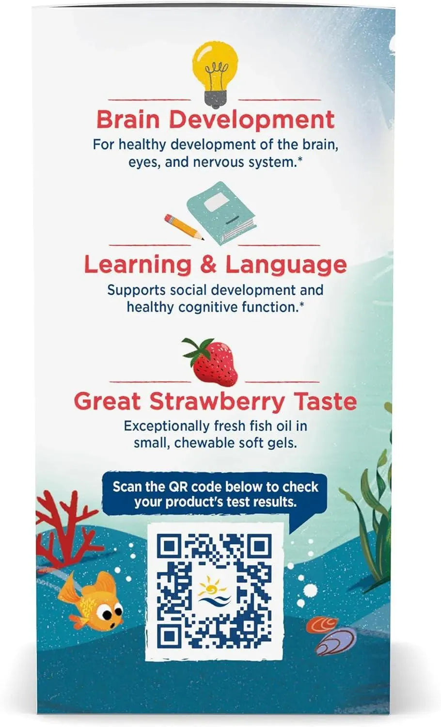 NORDIC NATURALS - Nordic Naturals Children’s DHA Strawberry 120 Capsulas Blandas Masticables - The Red Vitamin MX - Suplementos Alimenticios - {{ shop.shopifyCountryName }}