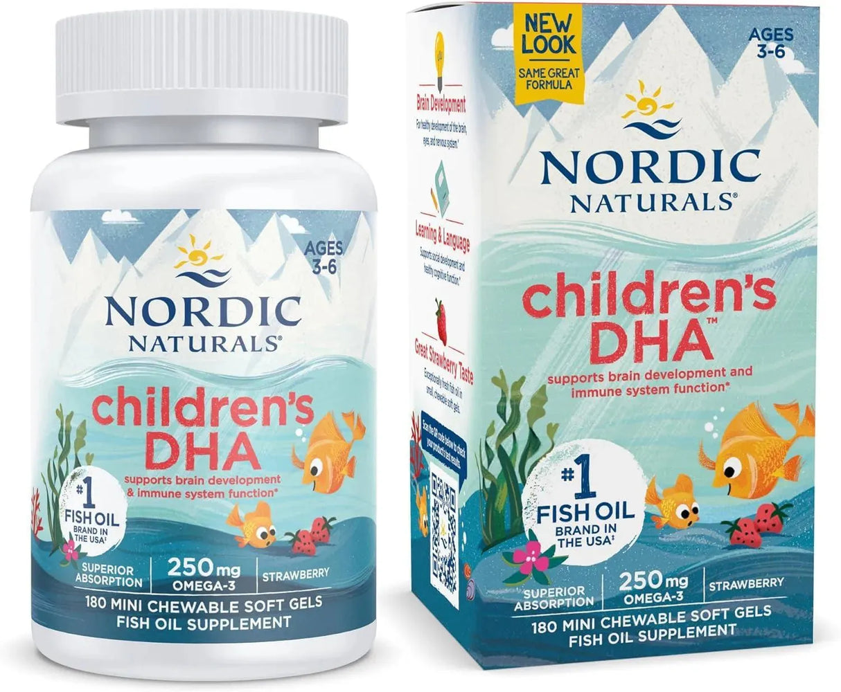 NORDIC NATURALS - Nordic Naturals Children’s DHA Strawberry 180 Capsulas Blandas Masticables - The Red Vitamin MX - Suplementos Alimenticios - {{ shop.shopifyCountryName }}