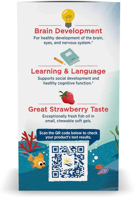 NORDIC NATURALS - Nordic Naturals Children’s DHA Strawberry 180 Capsulas Blandas Masticables - The Red Vitamin MX - Suplementos Alimenticios - {{ shop.shopifyCountryName }}