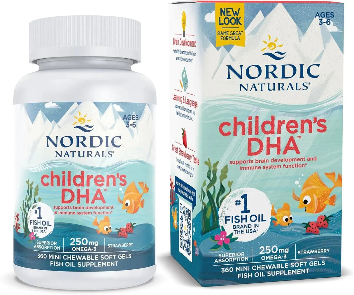 NORDIC NATURALS - Nordic Naturals Children’s DHA Strawberry 360 Capsulas Blandas Masticables - The Red Vitamin MX - Suplementos Alimenticios - {{ shop.shopifyCountryName }}
