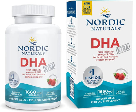 NORDIC NATURALS - Nordic Naturals DHA Xtra 60 Capsulas Blandas - The Red Vitamin MX - Suplementos Alimenticios - {{ shop.shopifyCountryName }}