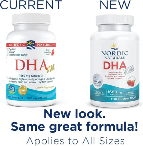 NORDIC NATURALS - Nordic Naturals DHA Xtra 60 Capsulas Blandas - The Red Vitamin MX - Suplementos Alimenticios - {{ shop.shopifyCountryName }}