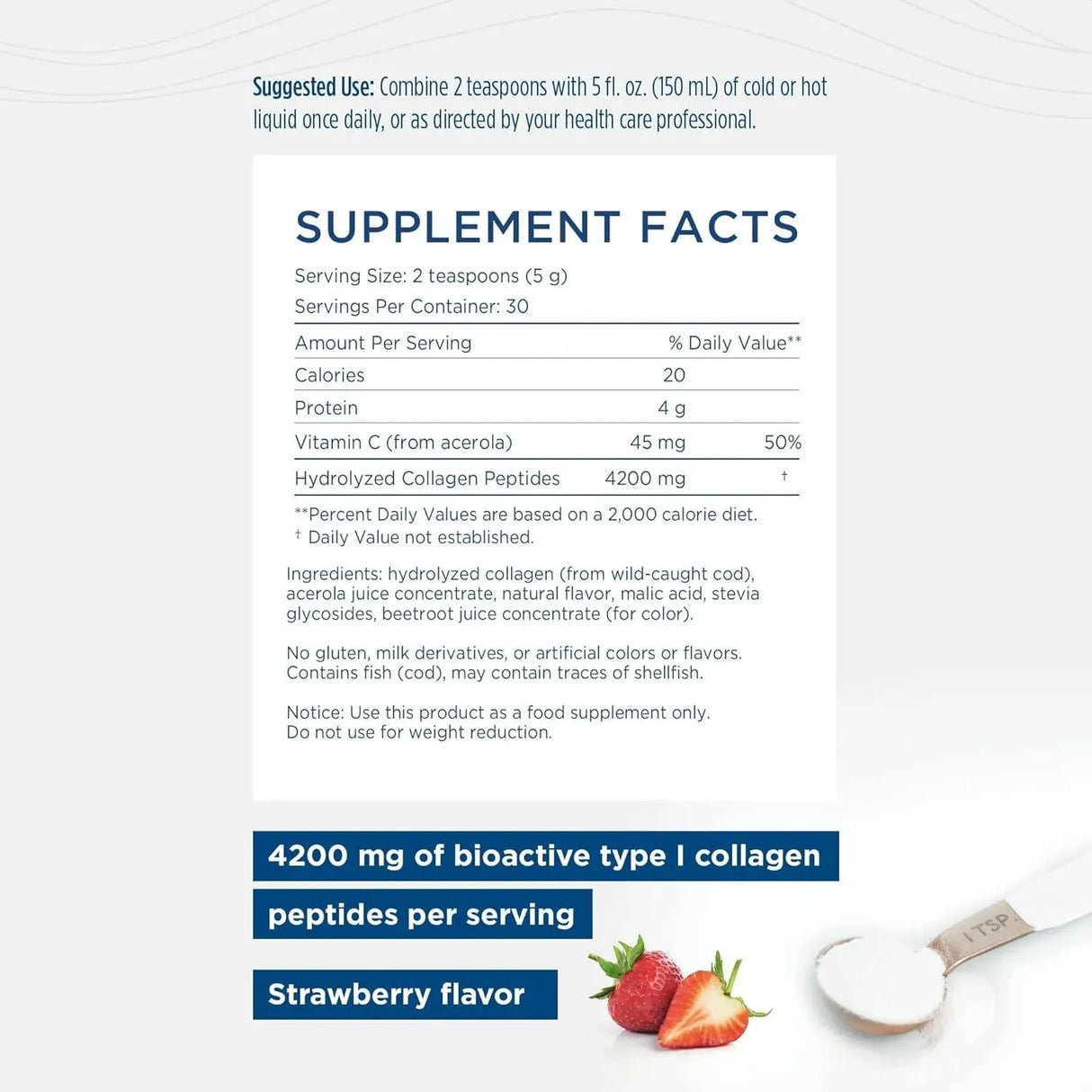 NORDIC NATURALS - Nordic Naturals Nordic Beauty Marine Collagen Powder Strawberry 150Gr. - The Red Vitamin MX - Suplementos Alimenticios - {{ shop.shopifyCountryName }}