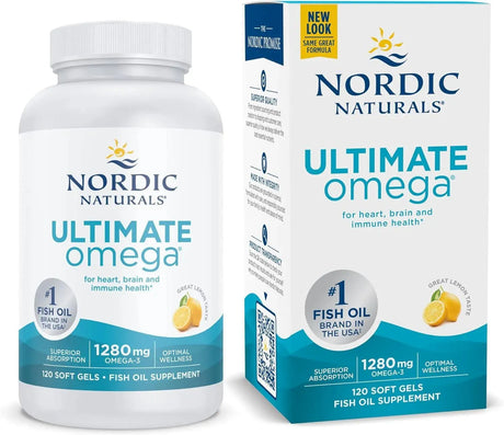 NORDIC NATURALS - Nordic Naturals Ultimate Omega 120 Capsulas Blandas - The Red Vitamin MX - Suplementos Alimenticios - {{ shop.shopifyCountryName }}
