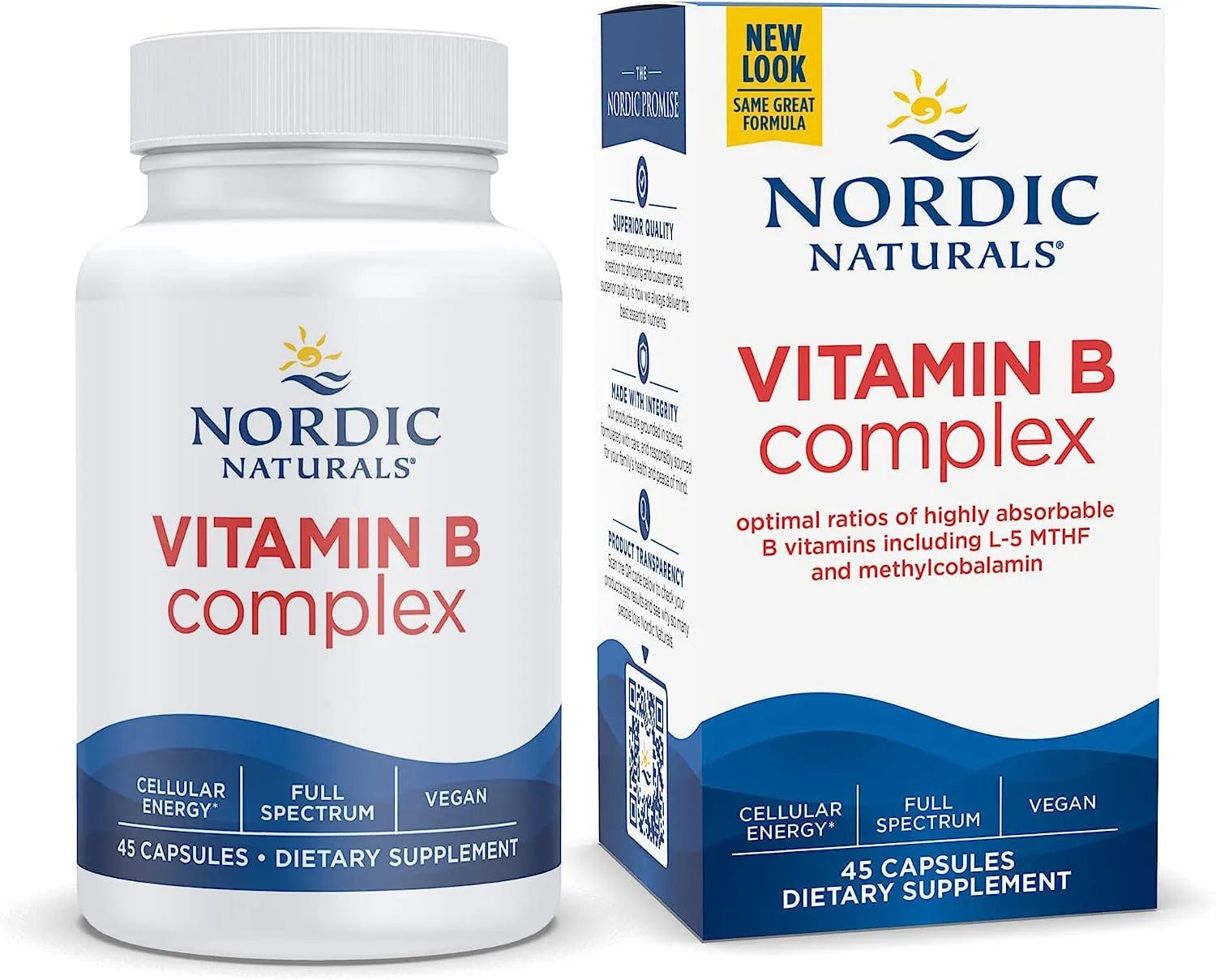 Nordic Naturals Vitamin B Complex 45 Capsulas – The Red Vitamin MX