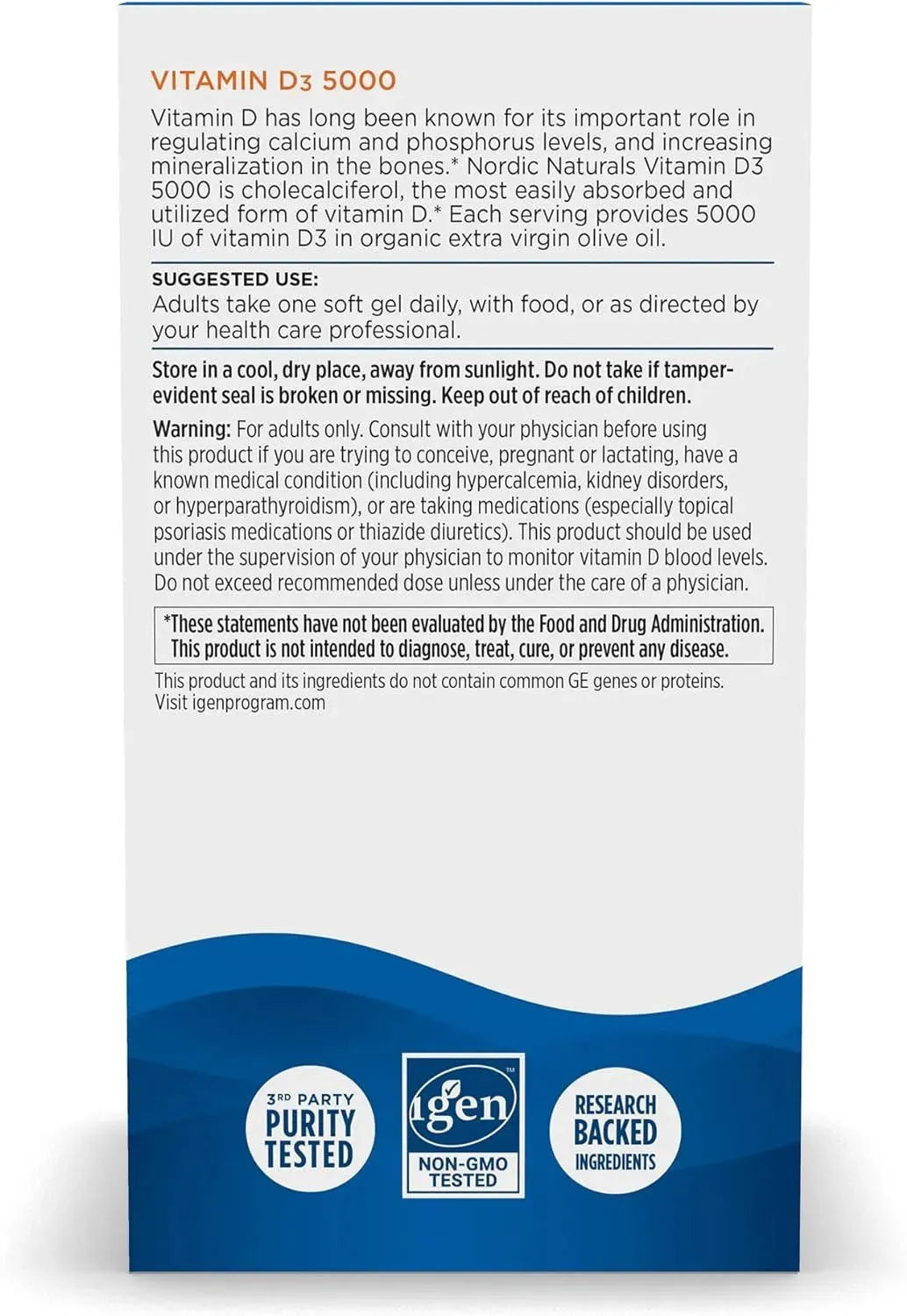 NORDIC NATURALS - Nordic Naturals Vitamin D3 5000 120 Capsulas Blandas - The Red Vitamin MX - Suplementos Alimenticios - {{ shop.shopifyCountryName }}