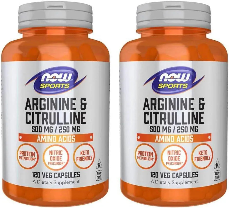 NOW SPORTS - Now Sports Arginine & Citrulline 120 Capsulas 2 Pack - The Red Vitamin MX - Suplementos Alimenticios - {{ shop.shopifyCountryName }}