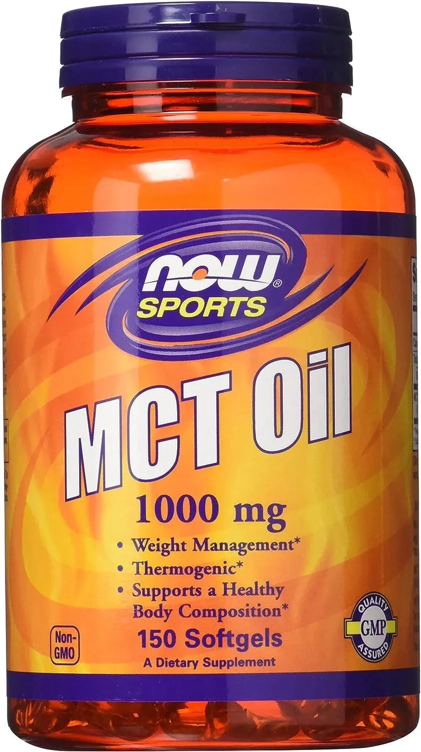 NOW SPORTS - Now Sports MCT Oil 1000Mg. 150 Capsulas Blandas 2 Pack - The Red Vitamin MX - Suplementos Alimenticios - {{ shop.shopifyCountryName }}