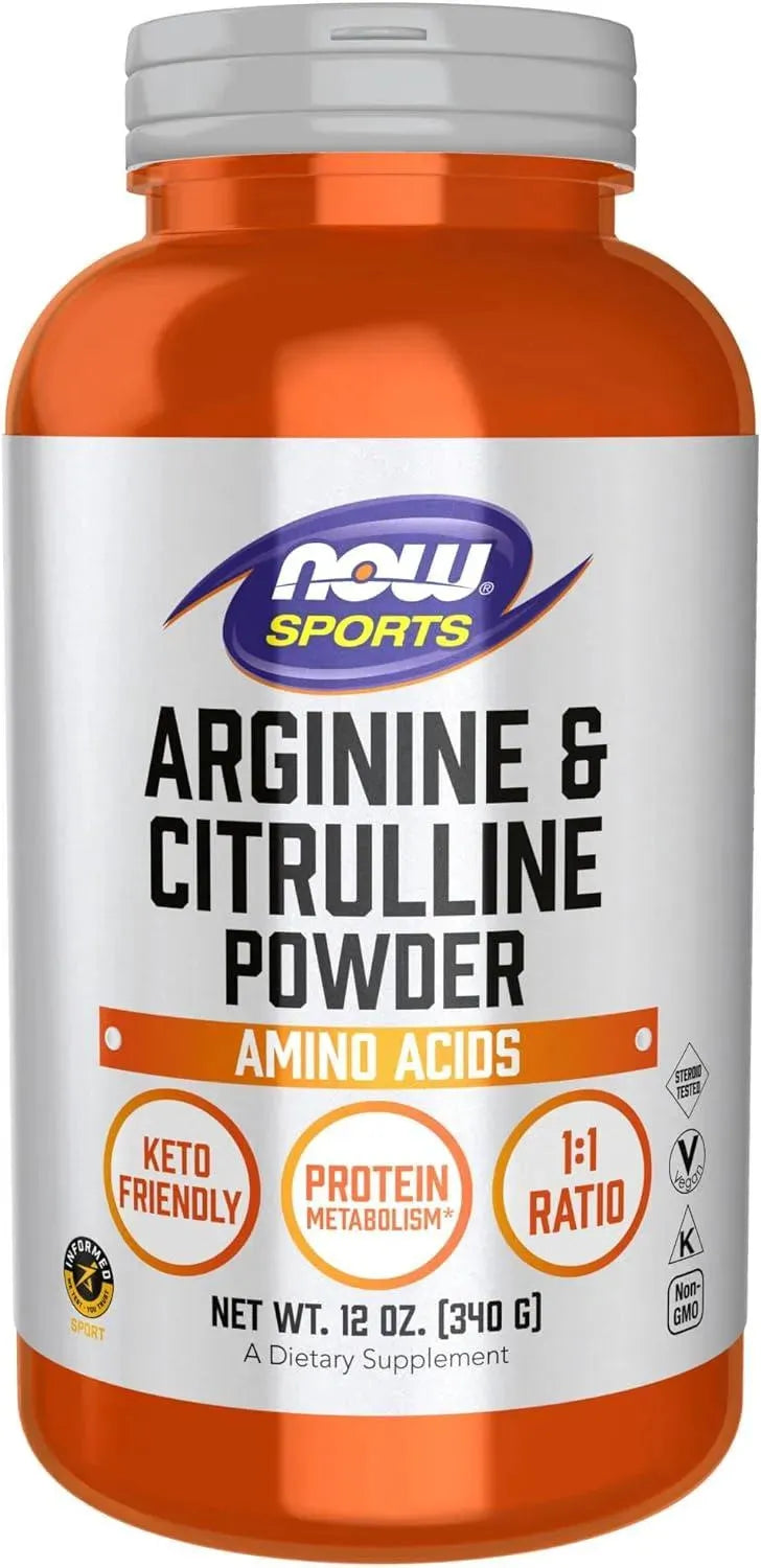 NOW SPORTS - NOW Sports Nutrition Arginine & Citrulline Powder 340Gr. - The Red Vitamin MX - Suplementos Alimenticios - {{ shop.shopifyCountryName }}