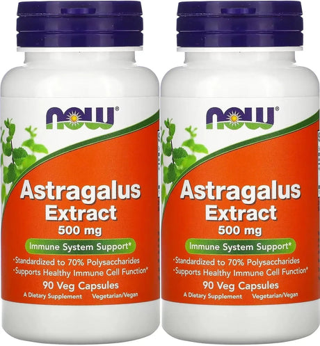 NOW SUPPLEMENTS - Now Supplements Astragalus 500Mg. 90 Capsulas 2 Pack - The Red Vitamin MX - Suplementos Alimenticios - {{ shop.shopifyCountryName }}
