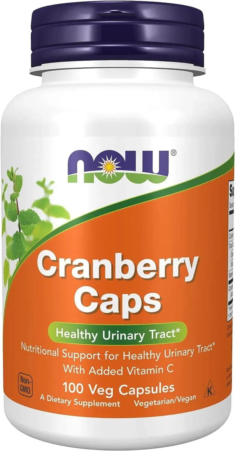 NOW SUPPLEMENTS - NOW Supplements Cranberry with Added Vitamin C 100 Capsulas - The Red Vitamin MX - Suplementos Alimenticios - {{ shop.shopifyCountryName }}