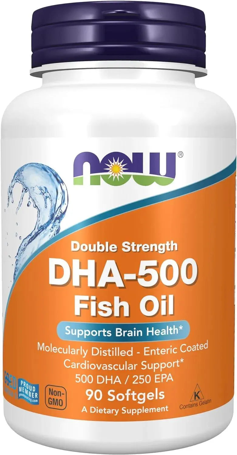 NOW SUPPLEMENTS - NOW Supplements DHA-500 with 250 EPA 90 Capsulas Blandas - The Red Vitamin MX - Suplementos Alimenticios - {{ shop.shopifyCountryName }}