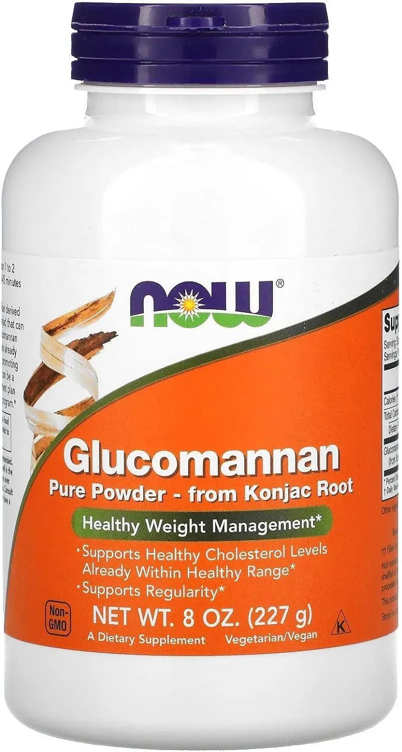 NOW SUPPLEMENTS - NOW Supplements Glucomannan Powder 227Gr. - The Red Vitamin MX - Suplementos Alimenticios - {{ shop.shopifyCountryName }}
