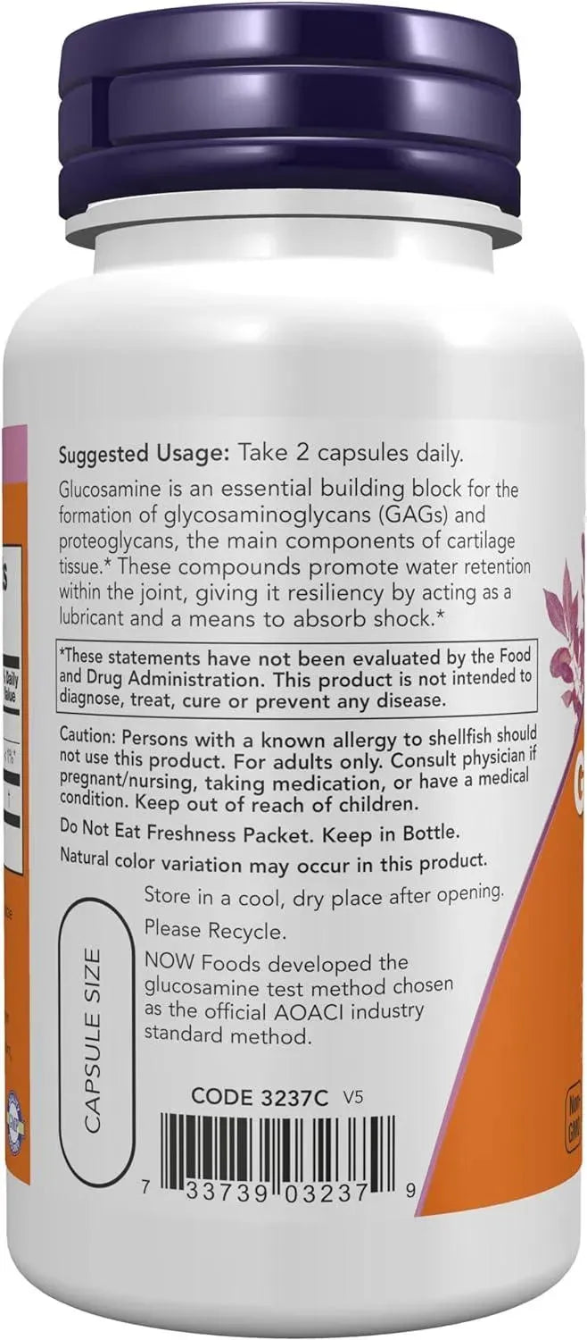 NOW SUPPLEMENTS - NOW Supplements Glucosamine '1000' 60 Capsulas - The Red Vitamin MX - Suplementos Alimenticios - {{ shop.shopifyCountryName }}