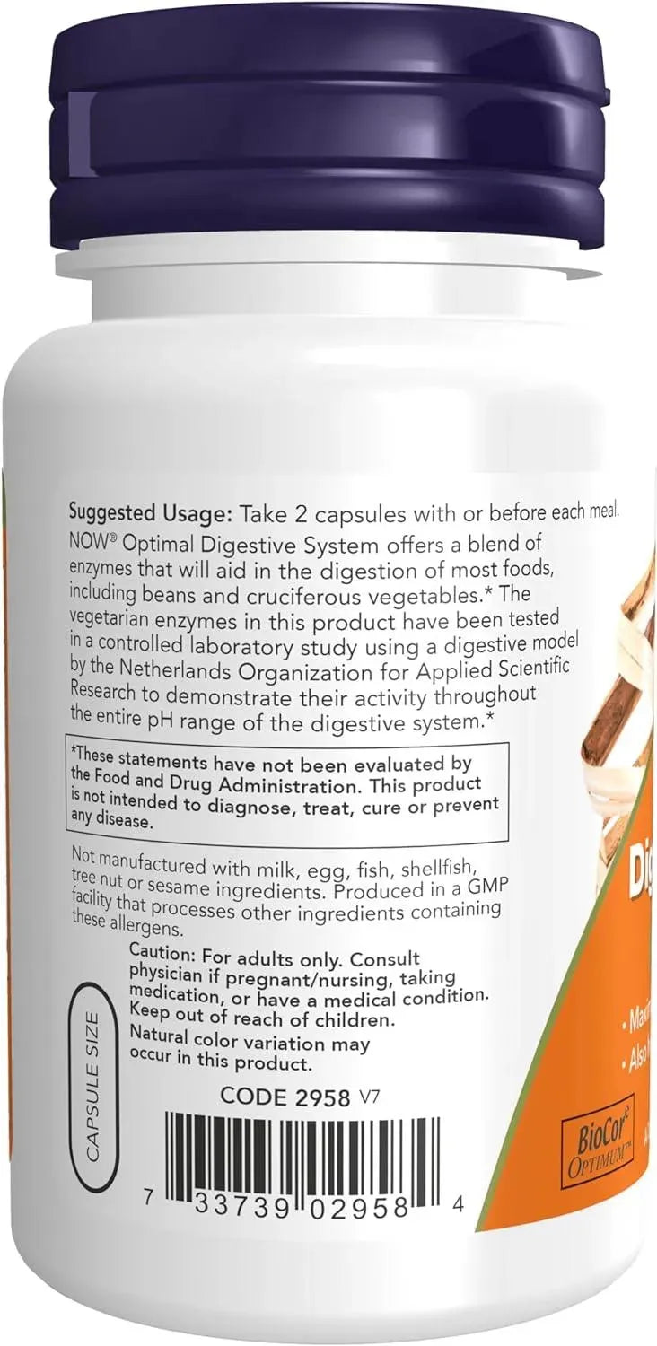 NOW SUPPLEMENTS - NOW Supplements Optimal Digestive System 90 Capsulas - The Red Vitamin MX - Suplementos Alimenticios - {{ shop.shopifyCountryName }}