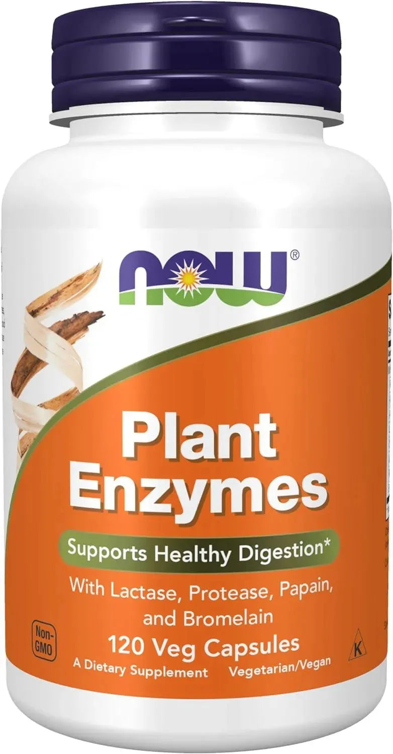 NOW SUPPLEMENTS - NOW Supplements Plant Enzymes 120 Capsulas - The Red Vitamin MX - Suplementos Alimenticios - {{ shop.shopifyCountryName }}