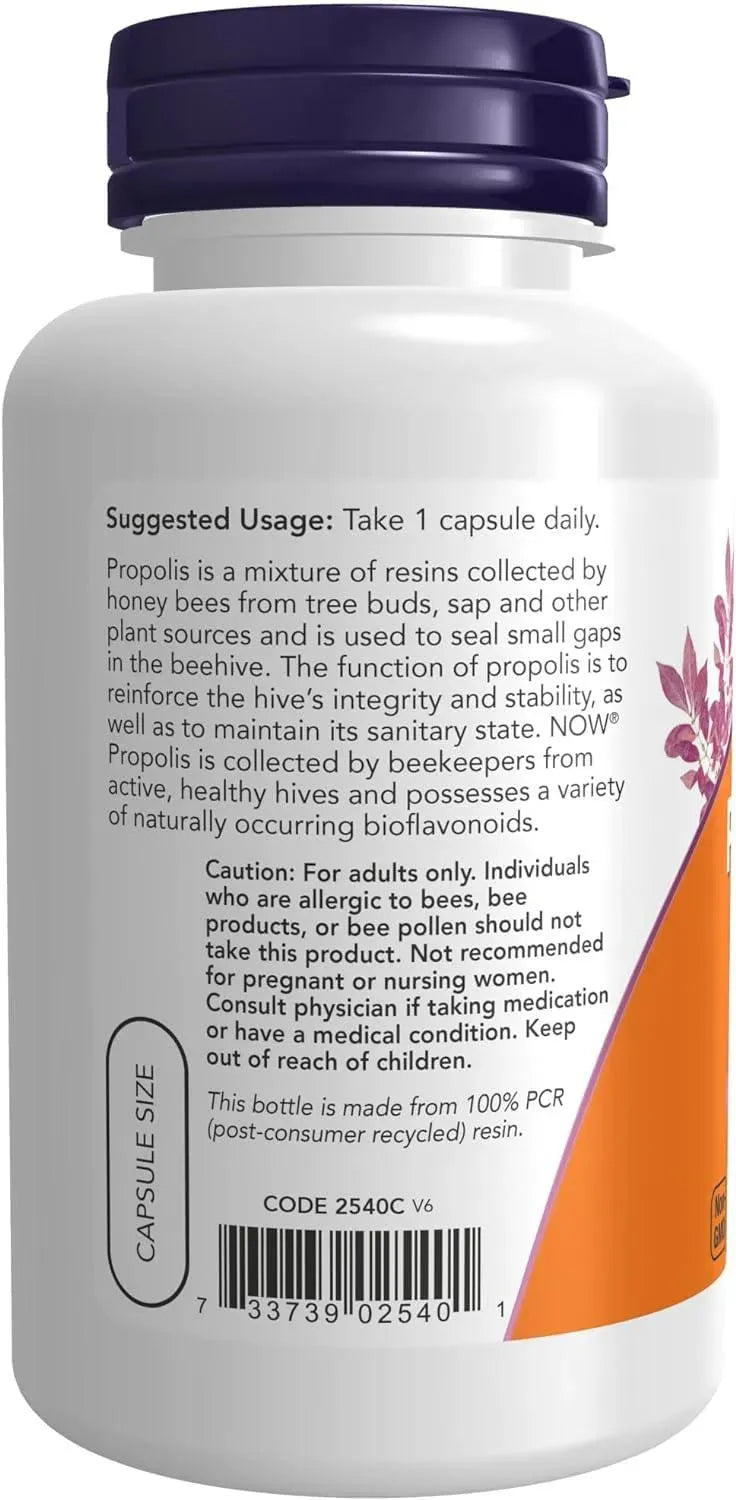 NOW SUPPLEMENTS - NOW Supplements Propolis 1500Mg. 100 Capsulas - The Red Vitamin MX - Suplementos Alimenticios - {{ shop.shopifyCountryName }}