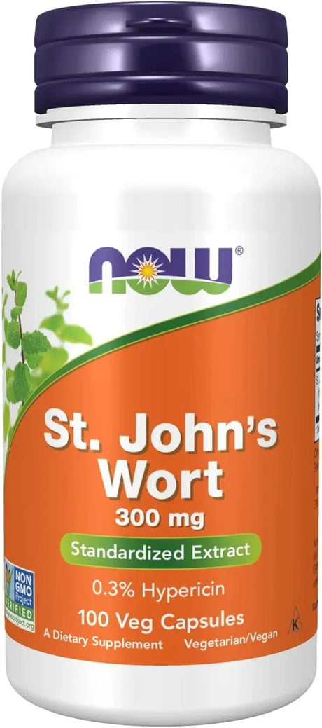 NOW SUPPLEMENTS - NOW Supplements St. John's Wort 100 Capsulas - The Red Vitamin MX - Suplementos Alimenticios - {{ shop.shopifyCountryName }}