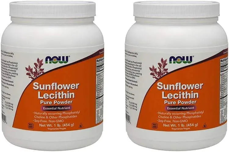 NOW SUPPLEMENTS - Now Supplements Sunflower Lecithin Pure Powder 454Gr. 2 Pack - The Red Vitamin MX - Suplementos Alimenticios - {{ shop.shopifyCountryName }}