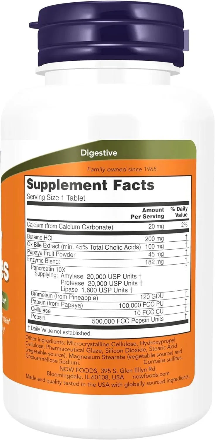 NOW SUPPLEMENTS - NOW Supplements Super Enzymes 90 Tabletas - The Red Vitamin MX - Suplementos Alimenticios - {{ shop.shopifyCountryName }}