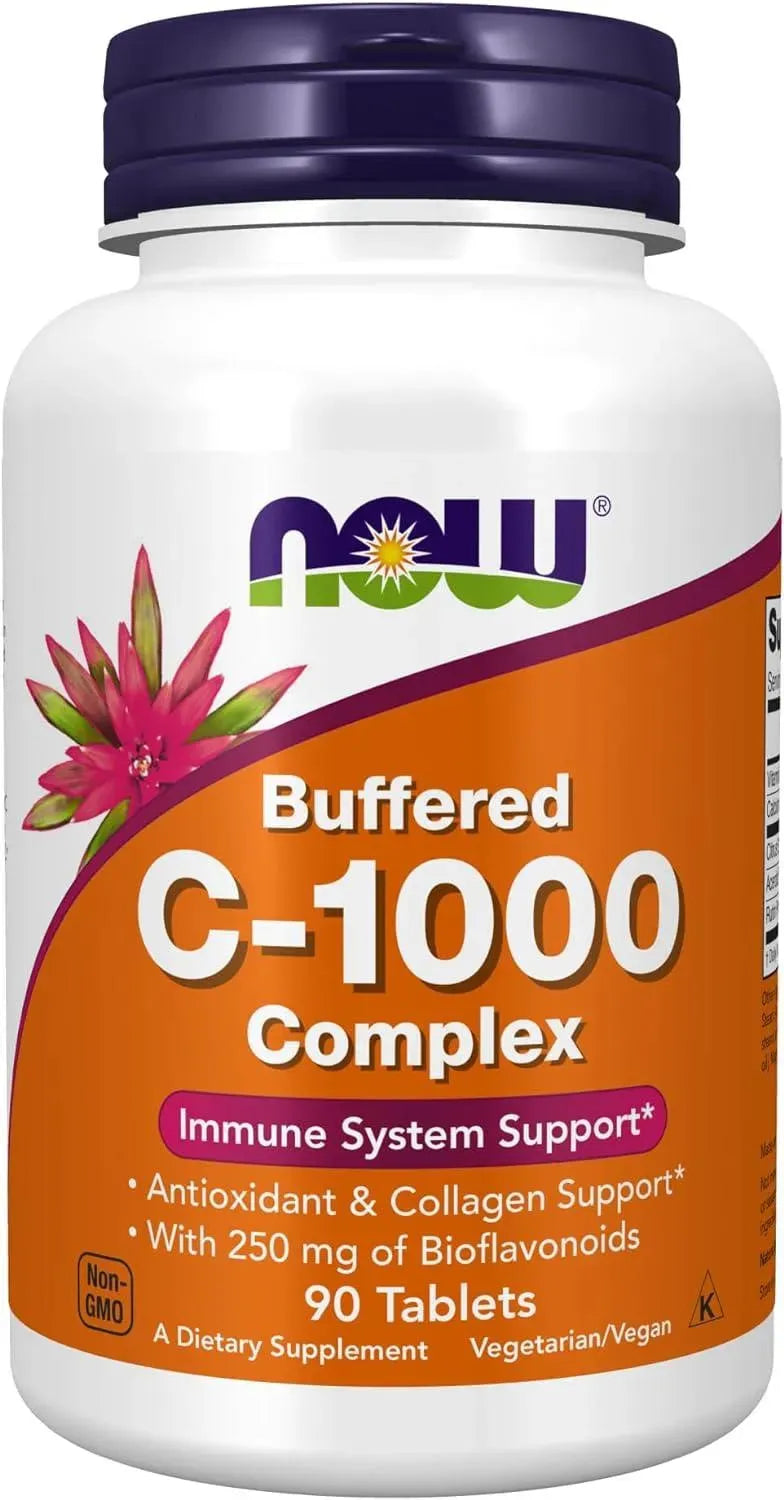 NOW SUPPLEMENTS - NOW Supplements Vitamin C-1000 Complex 90 Tabletas - The Red Vitamin MX - Suplementos Alimenticios - {{ shop.shopifyCountryName }}
