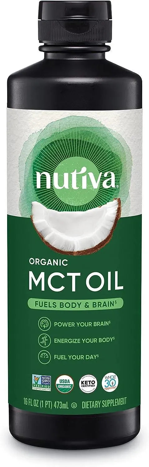 NUTIVA - Nutiva Organic MCT Oil 473Ml. - The Red Vitamin MX - Suplementos Alimenticios - {{ shop.shopifyCountryName }}