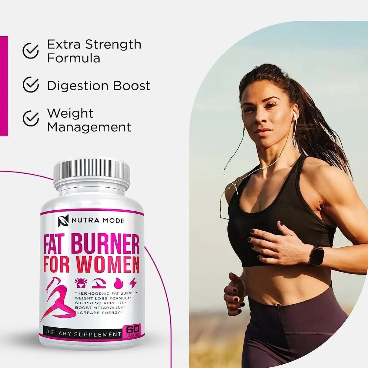 NUTRA MODE - Nutra Mode Natural Weight Loss Pills for Women 60 Capsulas - The Red Vitamin MX - Suplementos Alimenticios - {{ shop.shopifyCountryName }}