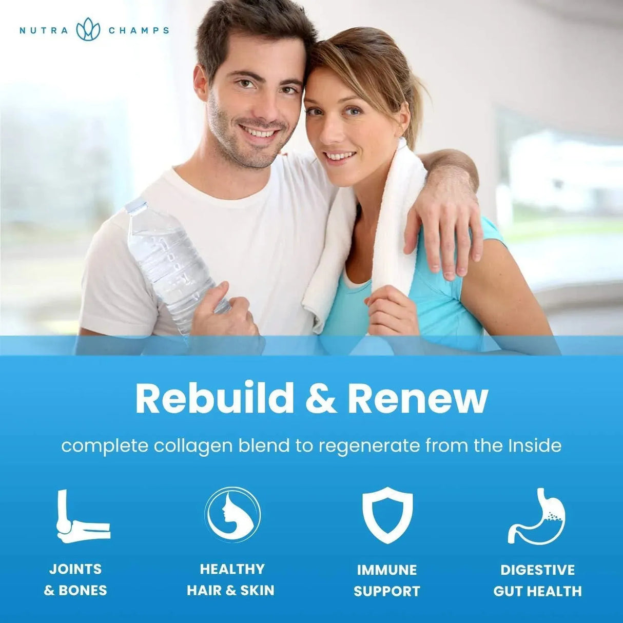 NUTRACHAMPS - NutraChamps Multi Collagen 180 Capsulas 2 Pack - The Red Vitamin MX - Suplementos Alimenticios - {{ shop.shopifyCountryName }}