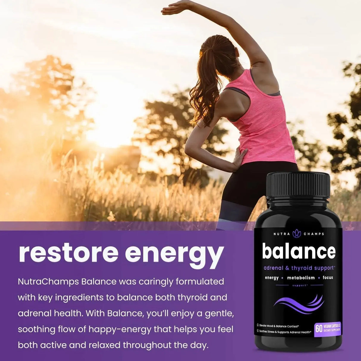 NUTRACHAMPS - NutraChamps Thyroid Support & Adrenal Support 60 Capsulas - The Red Vitamin MX - Suplementos Alimenticios - {{ shop.shopifyCountryName }}