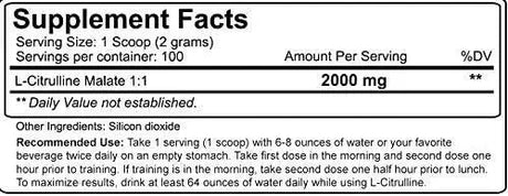 NUTRAKEY - Nutrakey L Citrulline Malate Powder 200Gr. - The Red Vitamin MX - Suplementos Alimenticios - {{ shop.shopifyCountryName }}