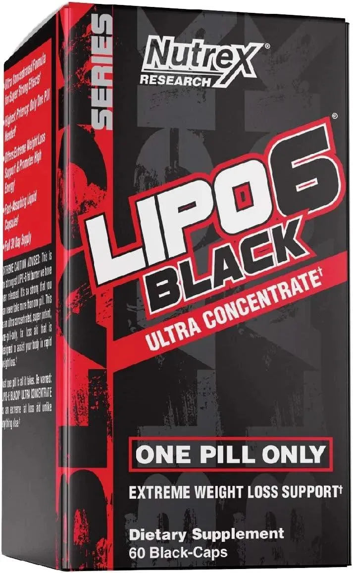 NUTREX RESEARCH - Nutrex Research Lipo-6 Black Ultra Concentrate 60 Capsulas - The Red Vitamin MX - Suplementos Alimenticios - {{ shop.shopifyCountryName }}