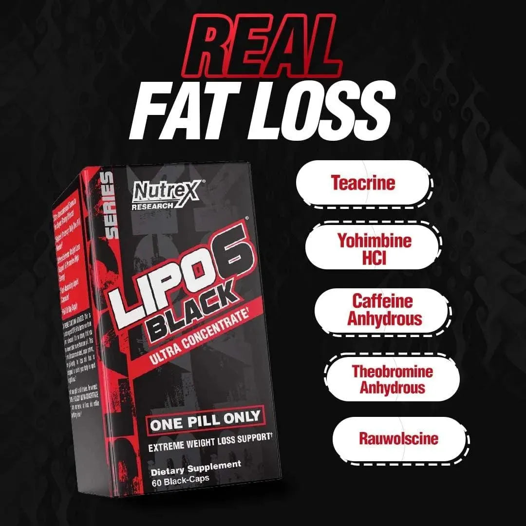 NUTREX RESEARCH - Nutrex Research Lipo-6 Black Ultra Concentrate 60 Capsulas - The Red Vitamin MX - Suplementos Alimenticios - {{ shop.shopifyCountryName }}