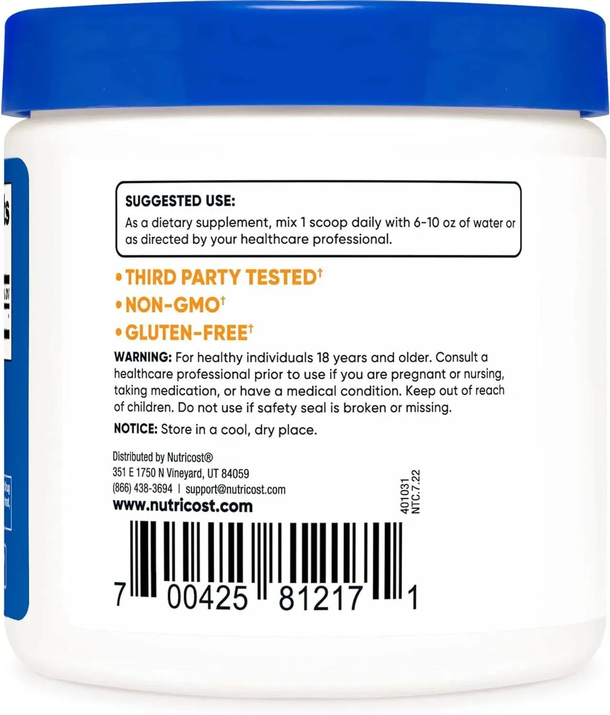 NUTRICOST - Nutricost Agmatine Powder 100Gr. - The Red Vitamin MX - Suplementos Alimenticios - {{ shop.shopifyCountryName }}