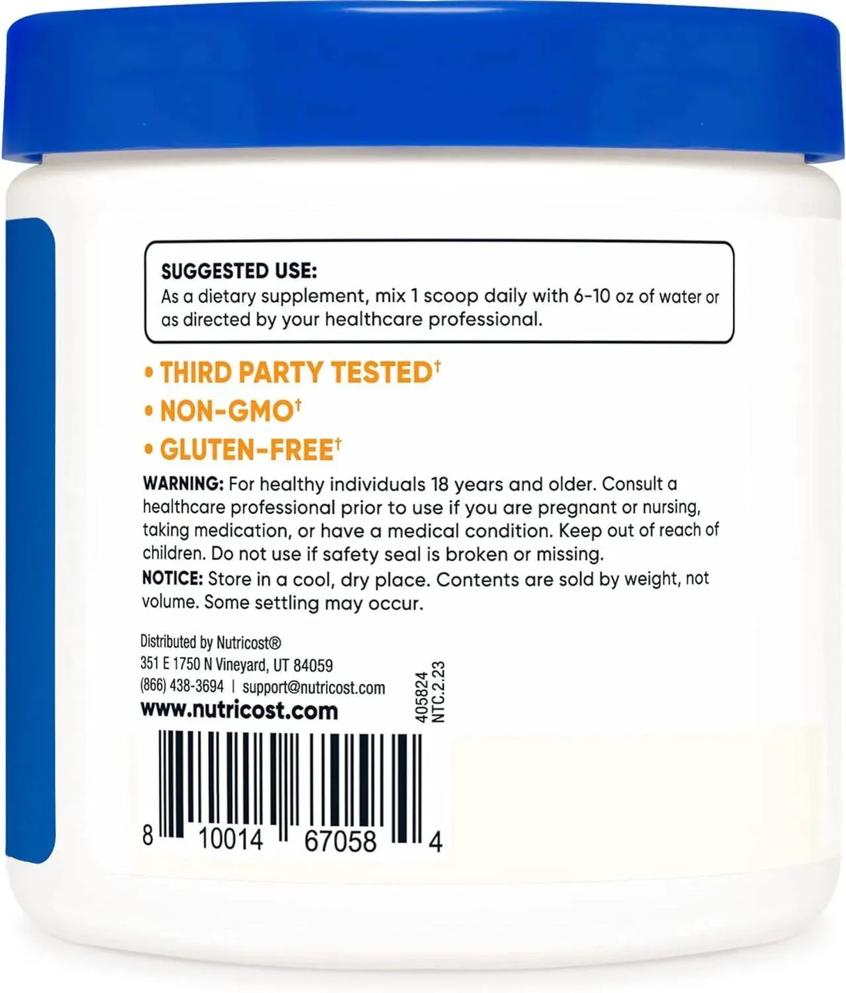 NUTRICOST - Nutricost Beta Glucan Powder 100Gr. - The Red Vitamin MX - Suplementos Alimenticios - {{ shop.shopifyCountryName }}