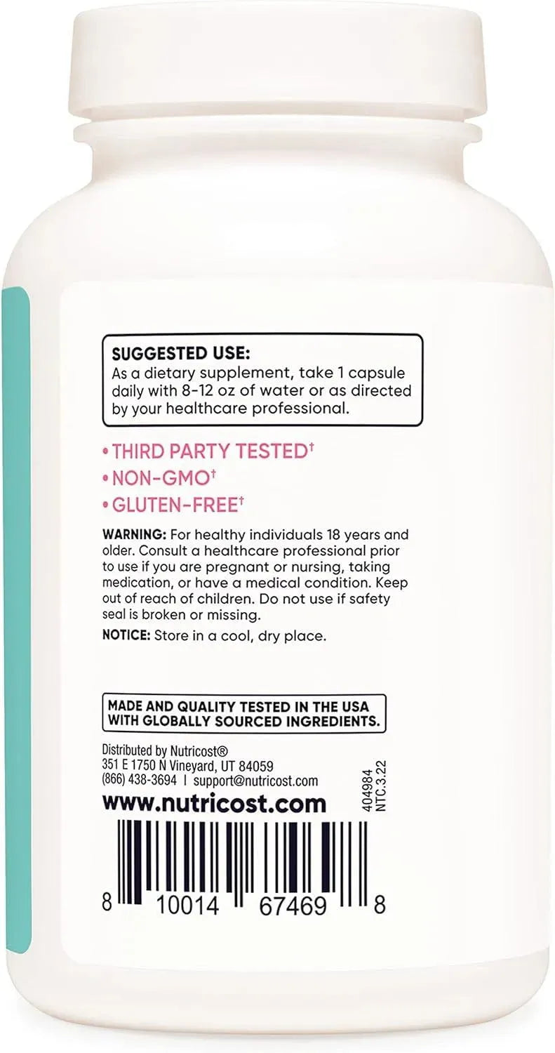 NUTRICOST - Nutricost Black Cohosh for Women 660Mg. 120 Capsulas - The Red Vitamin MX - Suplementos Alimenticios - {{ shop.shopifyCountryName }}