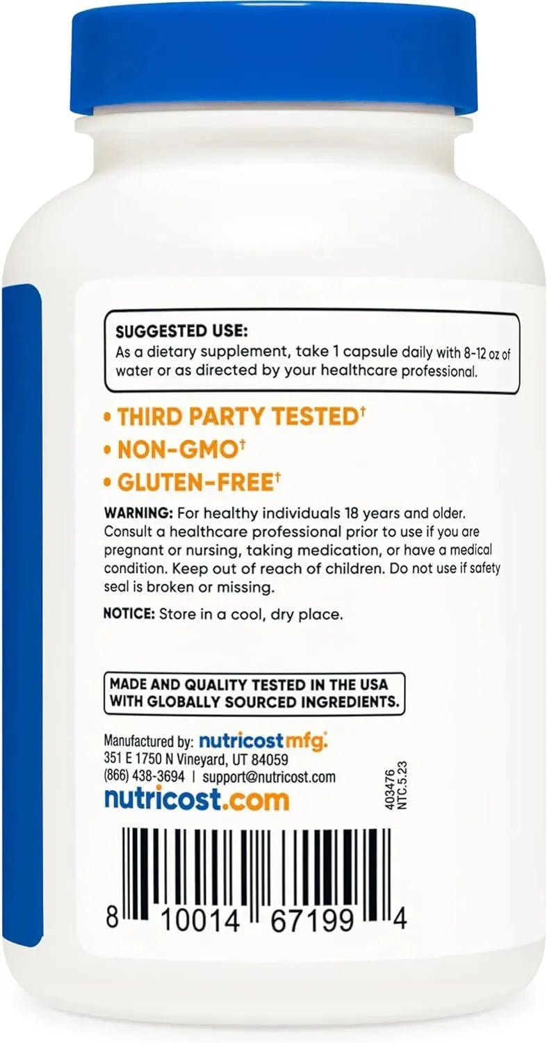 NUTRICOST - Nutricost Boron 3 Mg. 240 Capsulas - The Red Vitamin MX - Suplementos Alimenticios - {{ shop.shopifyCountryName }}