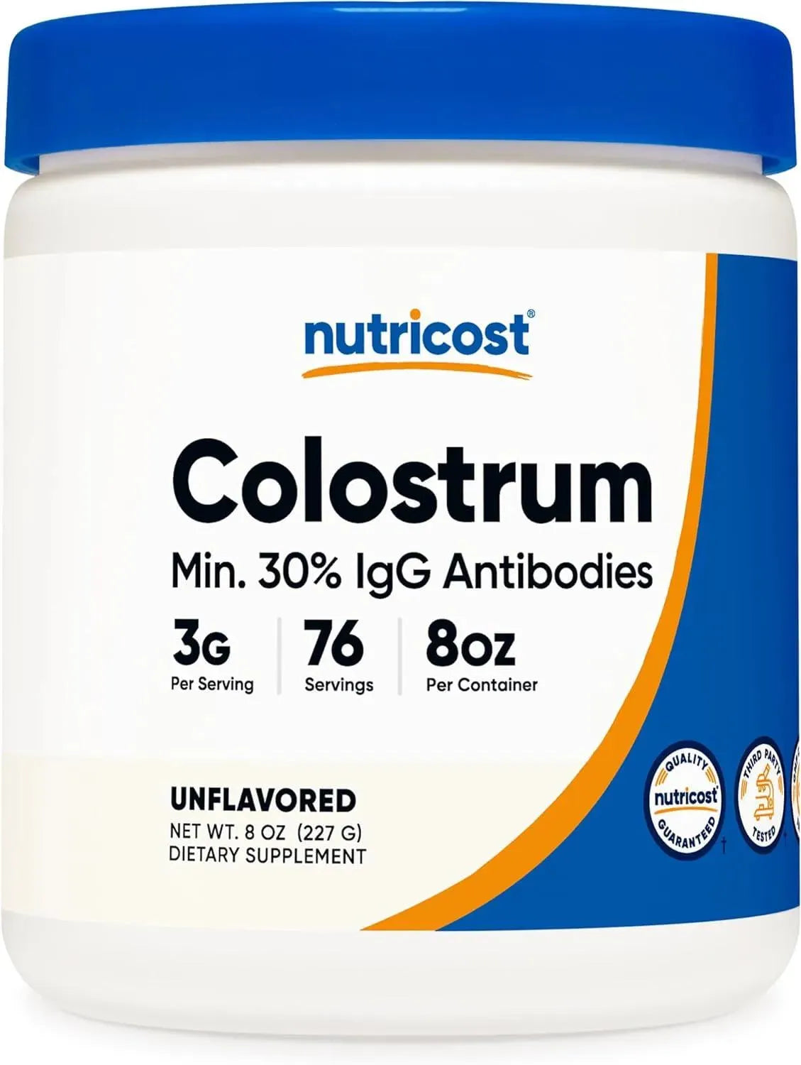 NUTRICOST - Nutricost Colostrum Powder 76 Servicios 227Gr. - The Red Vitamin MX - Suplementos Alimenticios - {{ shop.shopifyCountryName }}
